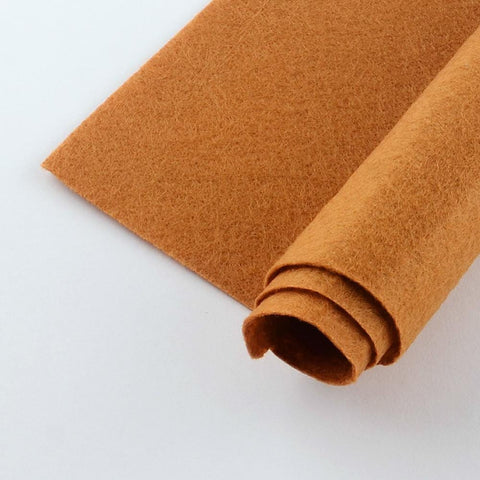 BeadsBalzar Beads & Crafts CHOCOLATE (FE9069-05) (FE9069-X) Non Woven Fabric Embroidery Needle Felt for DIY Crafts, Square, 298~300mm long, 298~300mm wide, 1mm thick, packing bag: 310x320x45mm (5 PCS)