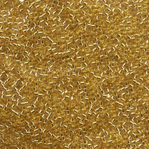 BeadsBalzar Beads & Crafts (DB0042-50G) Miyuki Delica 11-0 Silver Lined Gold (50 GMS)