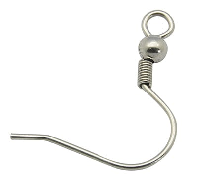 BeadsBalzar Beads & Crafts (EH4632B-80PC) 304 Stainless Steel Earring Hooks (80 PCS)