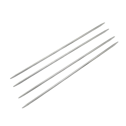 BeadsBalzar Beads & Crafts (KN9105-3) Stainless Steel Double Pointed Knitting Needles(DPNS),  240mm (1 SET/4 PCS)