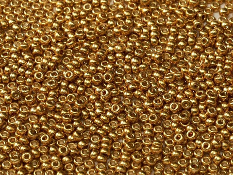 BeadsBalzar Beads & Crafts Miyuki seed beads 15/0 Duracoat Galvanized Gold