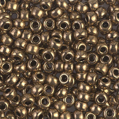 BeadsBalzar Beads & Crafts Miyuki seed beads 6/0 Metallic Dark Bronze (50g)