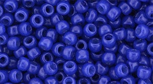 BeadsBalzar Beads & Crafts TOHO - Round 8/0 : HYBRID Color Trends: Milky - Lapis Blue TR-08-YPS0034 (50g)