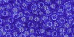 BeadsBalzar Beads & Crafts TOHO - Round 8/0 : Transparent Sapphire (50g)