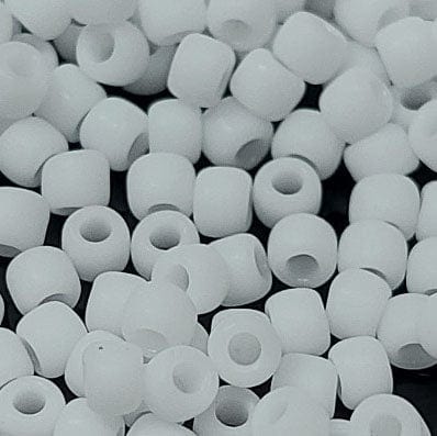 BeadsBalzar Beads & Crafts TOHO - Round seed beads 11/0 : Opaque-Frosted White TR-11-41F