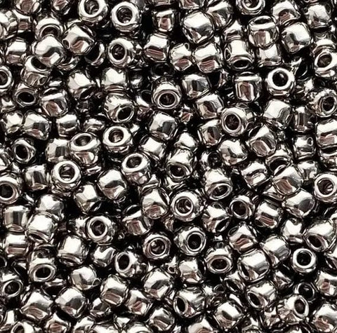 BeadsBalzar Beads & Crafts TOHO - Round seed beads 15/0 : Nickel TR-15-711
