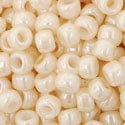 BeadsBalzar Beads & Crafts TOHO - Round seed beads 8/0 : Opaque-Lustered Lt Beige