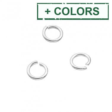 BeadsBalzar Beads & Crafts (925-J19) Sterling silver 4,4mm open jump rings 0,7mm wire. (10 PCS)
