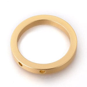 BeadsBalzar Beads & Crafts (AP5682) Aluminium , Ring, Gold Size: about 50.5mm