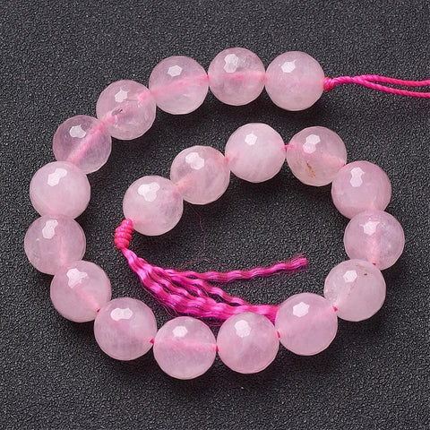 BeadsBalzar Beads & Crafts (BG4133) Natural Rose Quartz 6mm
