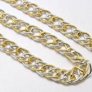 BeadsBalzar Beads & Crafts (CH5695) Aluminium Double Link Chains, with Spool, 18MM