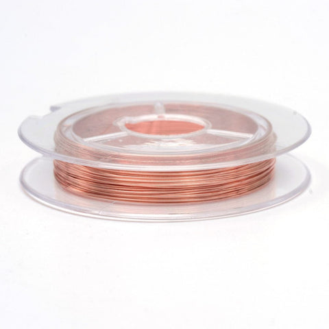 BeadsBalzar Beads & Crafts (CW8259-X) Copper Jewelry Wire, Size: 0.3mm in diameter, (10m)