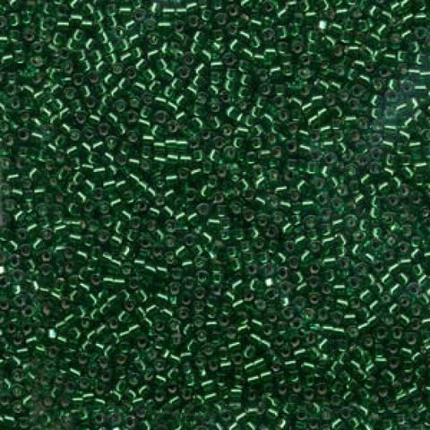 BeadsBalzar Beads & Crafts (DB-0605) Miyuki Delica 11-0 Lined Emerald Dyed  (5 GMS)