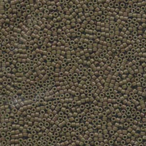 BeadsBalzar Beads & Crafts (DB-0657) DELICA 11-0 DYED OPAQUE OLIVE