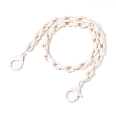 BeadsBalzar Beads & Crafts (EC7278-07) Acrylic Eyeglass Chains, , Creamy White (61cm)