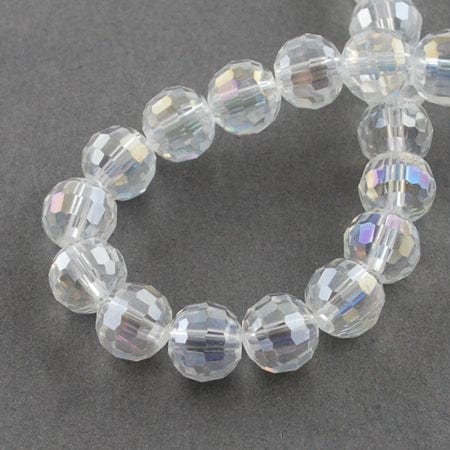 BeadsBalzar Beads & Crafts Electroplate Glass beads 6mm (BE144)