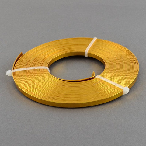 BeadsBalzar Beads & Crafts Flat Aluminium wire (AW3497)