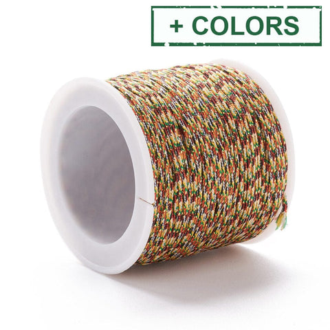 BeadsBalzar Beads & Crafts (NT8260-A25) Braided Nylon Thread, 1 mm (100 YRDS)