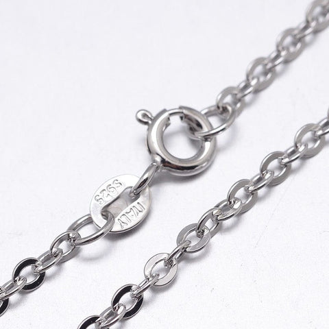 BeadsBalzar Beads & Crafts (SC4374) Sterling Silver Chain