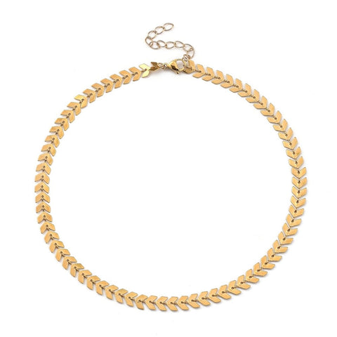 BeadsBalzar Beads & Crafts (SN8252-G) 304 Stainless Steel Cobs Chain Necklaces, Brass Curb Chain Extender, Golden (35cm)
