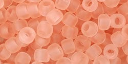 BeadsBalzar Beads & Crafts (TR-06-11F) TOHO - Round 6/0 : Transparent-Frosted Rosaline (25 GMS)