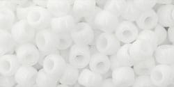 BeadsBalzar Beads & Crafts (TR-06-41-250G) TOHO - Round 6/0 : Opaque White (250 GMS)