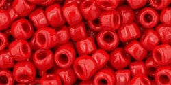BeadsBalzar Beads & Crafts (TR-06-45) TOHO - Round 6/0 : Opaque Pepper Red (25 GMS)