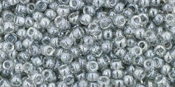 BeadsBalzar Beads & Crafts (TR-11-112-250G) TOHO - Round 11/0 : Transparent-Lustered Black Diamond (250 GMS)
