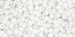 BeadsBalzar Beads & Crafts (TR-11-41-250G) TOHO - Round 11/0 : Opaque White (250 GMS)