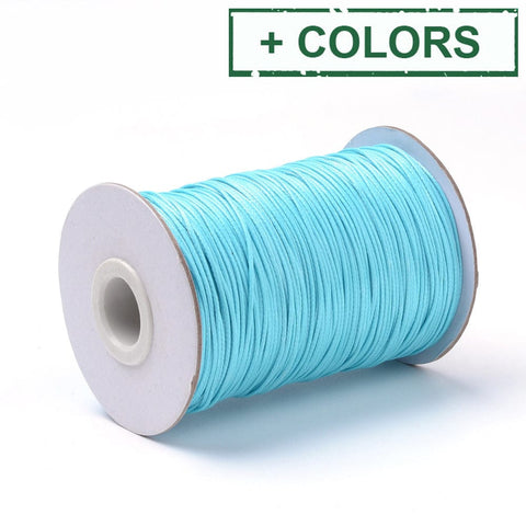 BeadsBalzar Beads & Crafts (WC08-X) Braided Korean Waxed Polyester Cords (80 MET)