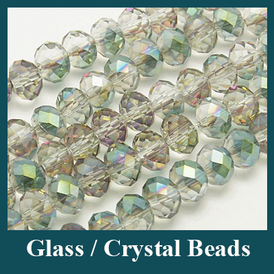 Glass, Crystal Beads