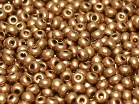 BeadsBalzar Beads & Crafts Czech seed beads 6/0 Aztec Gold 01710 (50g)