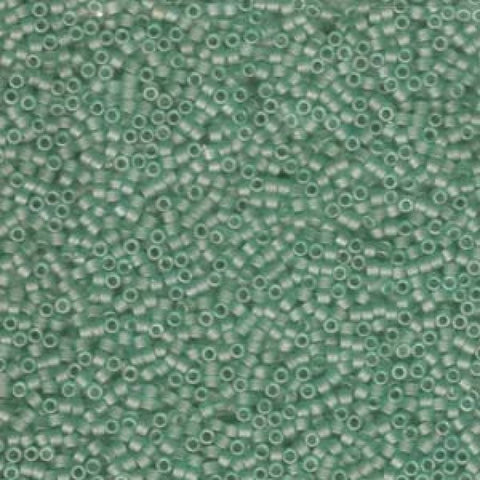 BeadsBalzar Beads & Crafts (DB0385-50G) MIYUKI DELICA 11/0 MATTED SEA GLASS GREEN (50 GMS)