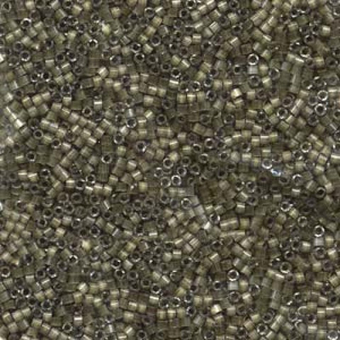 BeadsBalzar Beads & Crafts (DB0671-50G) Miyuki Delica 11-0 Silver Lined Variegated Taupe (50 GMS)