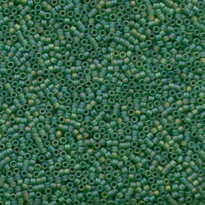 BeadsBalzar Beads & Crafts (DB0858-50G) Miyuki Delica 11-0 Lt. Green AB matted (50 GMS)