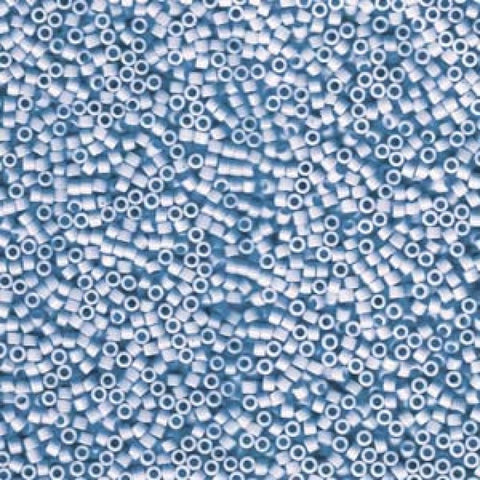 BeadsBalzar Beads & Crafts (DB1137-50G) MIYUKI DELICA 11-0 OPAQUE AGATE BLUE (50 GMS)