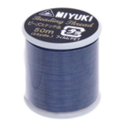 BeadsBalzar Beads & Crafts (k4570-17) Miyuki thread Dark Blue (50 MTRS)