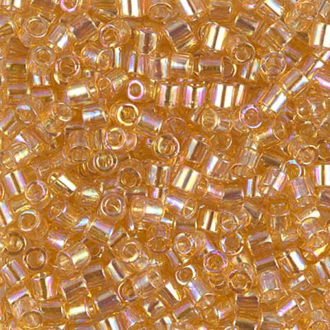 BeadsBalzar Beads & Crafts Miyuki Delica 8/0 transparent light amber AB