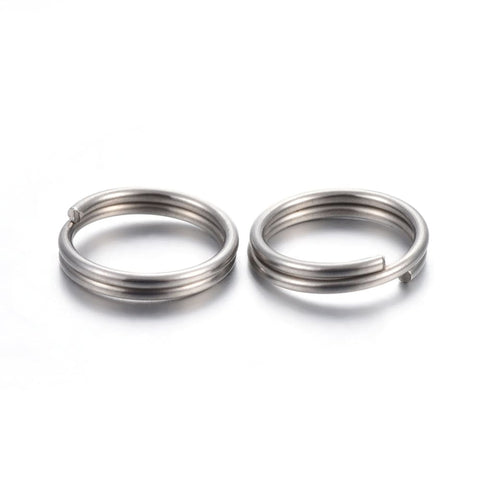 BeadsBalzar Beads & Crafts (SK8911-01) 304 Stainless Steel Split Rings, 5x1mm (+/- 60 PCS)