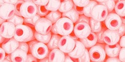 BeadsBalzar Beads & Crafts (TR-06-811-250G) TOHO - Round 6/0 : Opaque-Pastel Peach Blossom (250 GMS)
