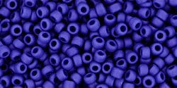 BeadsBalzar Beads & Crafts (TR-11-48F-250G) TOHO - Round 11/0 : Opaque-Frosted Navy Blue (250 GMS)