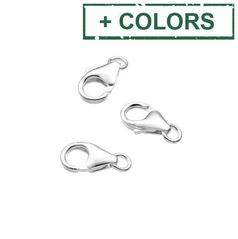 BeadsBalzar Beads & Crafts (925-C26X) Sterling silver Lobster claw clasps 7mm . (2 PCS)