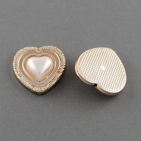 BeadsBalzar Beads & Crafts Acrylic Hearts (HE3957)