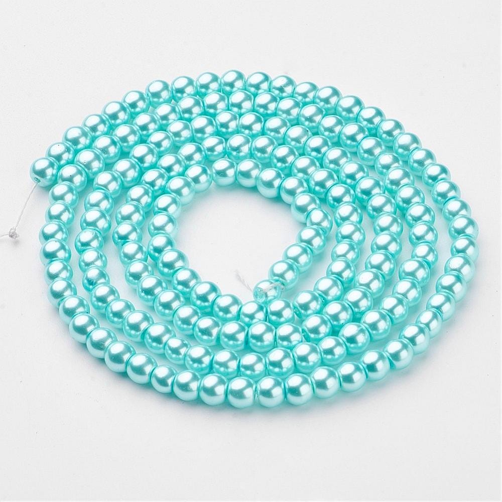 BeadsBalzar Beads & Crafts (BE46) Glass Pearls 6mm
