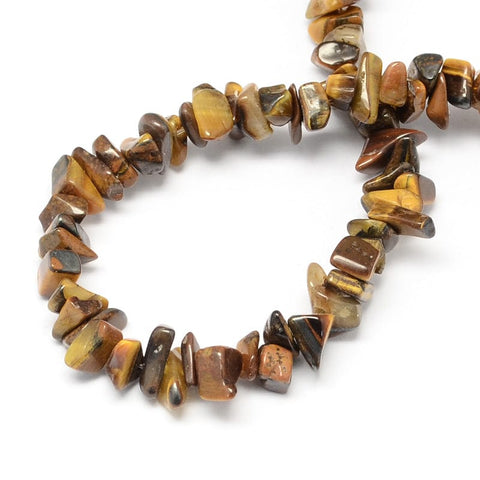 BeadsBalzar Beads & Crafts (BG3955)Tiger eye stone beads chips