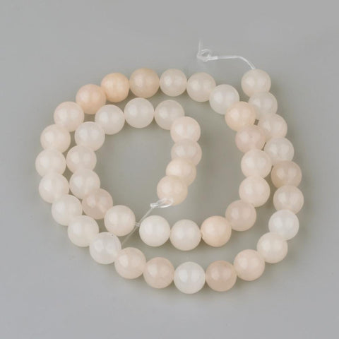 BeadsBalzar Beads & Crafts (BG4720) Natural Pink Aventurine Gemstone Round Bead Strands  4MM