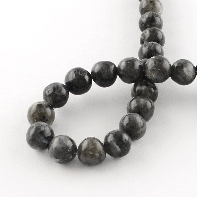 BeadsBalzar Beads & Crafts (BG5228) Natural Labradorite Round Bead Strands 8MM