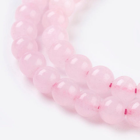BeadsBalzar Beads & Crafts (BG6737A) Natural Rose Quartz Beads Strands, Round 4mm in diameter, hole: 1mm; 45pcs/strand