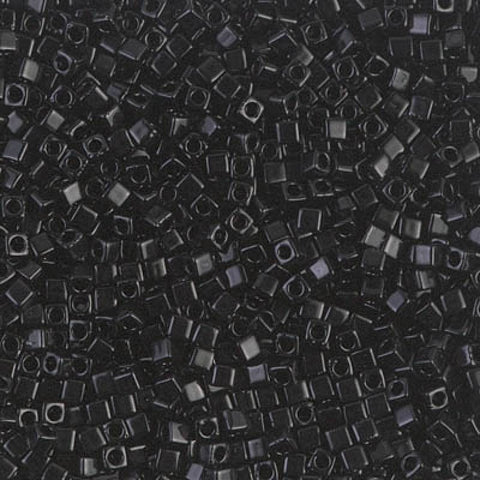 BeadsBalzar Beads & Crafts BLACK (SB18-0401) (SB18-X) Miyuki Squares 1.8mm (10 GMS)