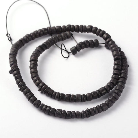 BeadsBalzar Beads & Crafts (CB3739) Coconut beads 5mm Black